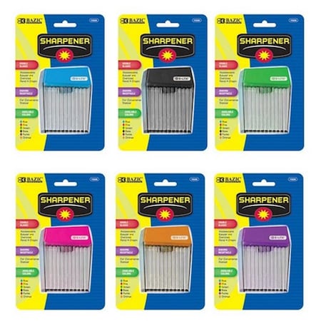 Bazic Products Bazic Dual Blade Square Sharpener w/ Receptacle, PK24 1926